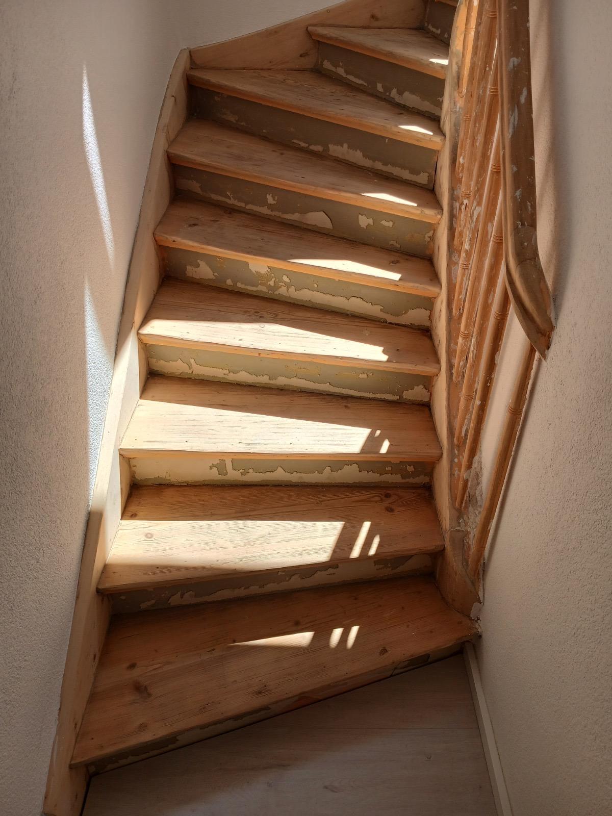 Treppensanierung – vorher